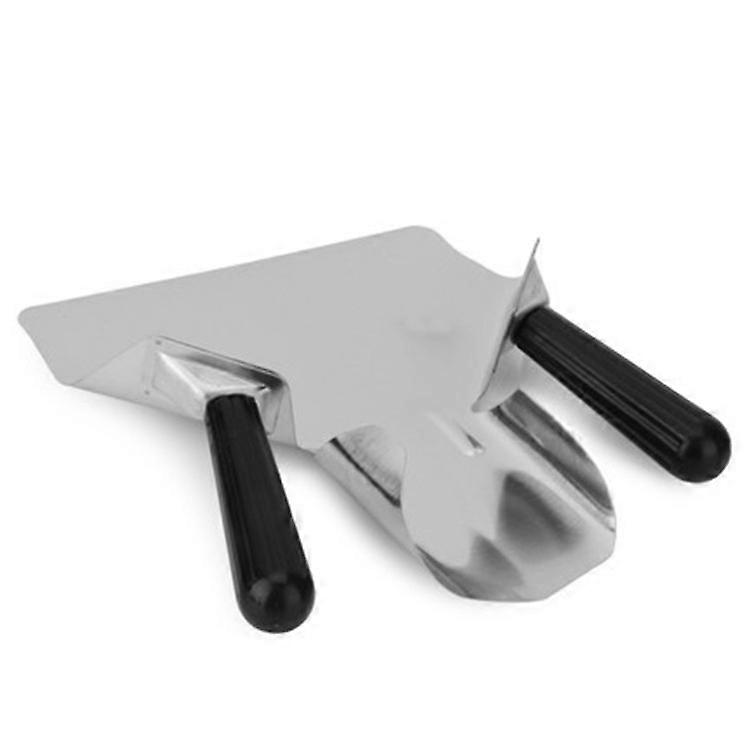 1 stuk frietspatel met dubbel handvat, frietspatel, voedselspatel, hoge kwaliteit en ergonomisch ontwerp