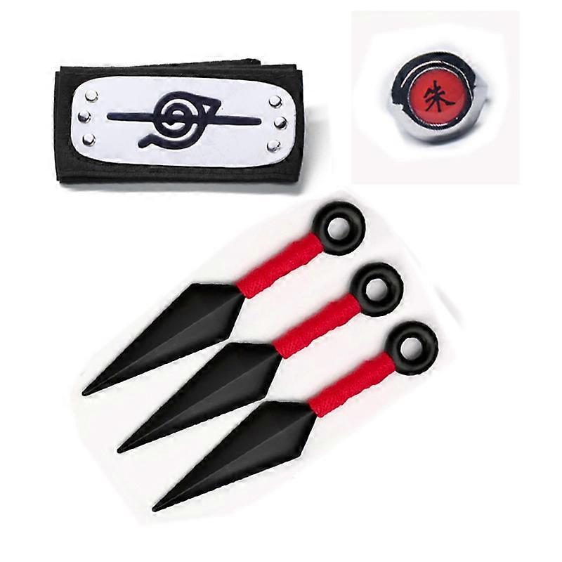 Anime Kakashi Gloves Headband Accessories Cosplay Costume Party Prop Halloween Christmas Toys