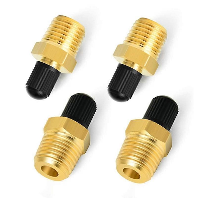 Ny mässing luftkompressor 1/4" hane NPT kompression i tankbackventil