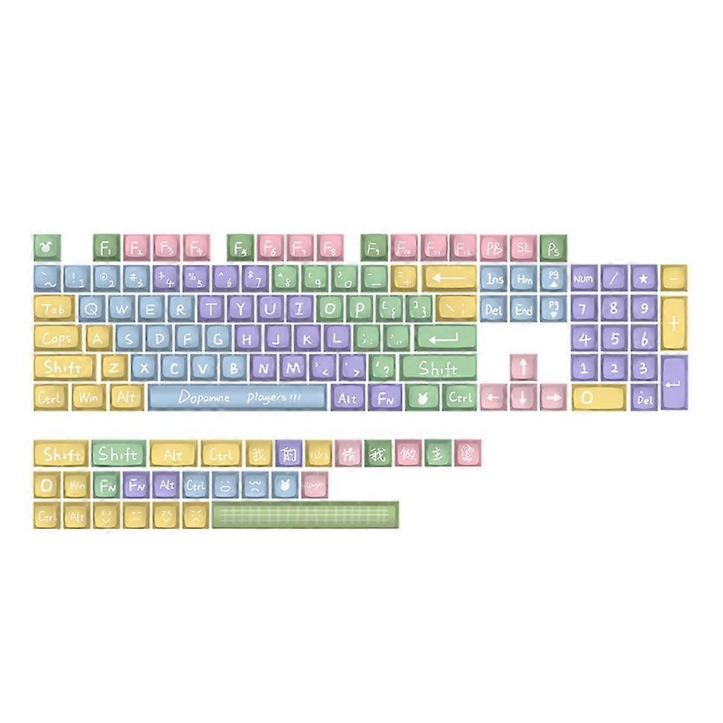 Πλήκτρα 133 PBT θερμότητας εξάχνωση XDA ντοπαμίνης πλήκτρα για 61/63/64/68/82/84/87/96/98/100/104/108 μηχανικά πληκτρολόγια