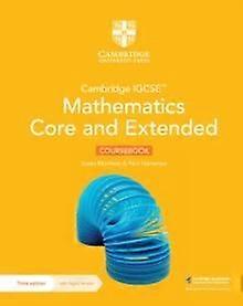 Cambridge Igcse Mathematics Core And Extended Coursebook With Digital Version 2 by Nick Hamshaw Paperback Book