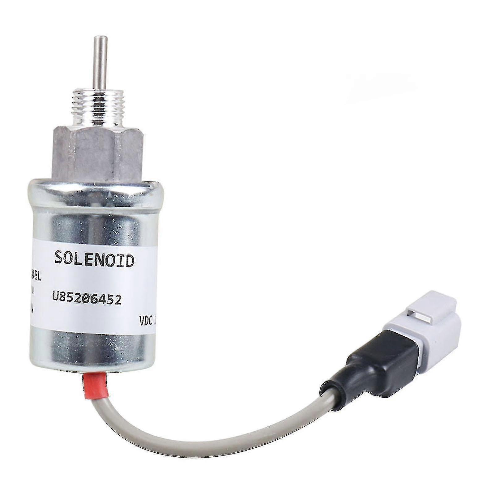 ABSOPRO Solenoide Di Arresto Carburante Per Perkins 402D 403D 404D 404C 403C – Chiusura Valvola In Metallo E Plastica, 2 Pin, Impermeabile