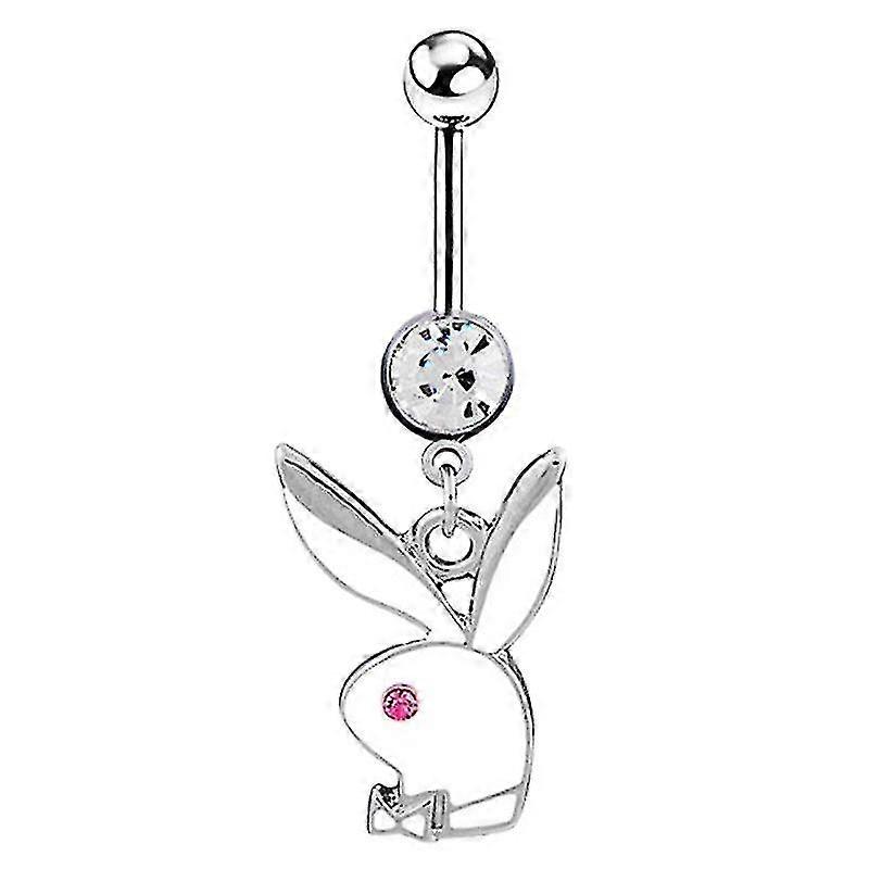 Cute Rabbit Fox Dangle Belly Navel Piercing Button Ring