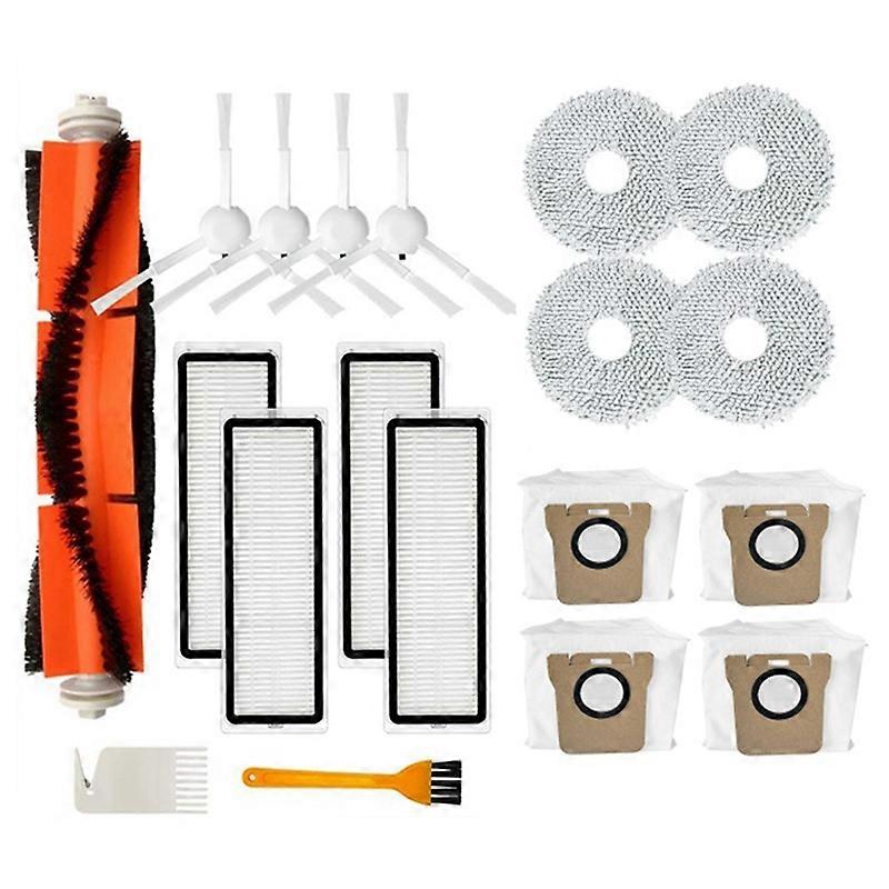 Til Xiaomi Dreame Bot L10S Ultra Robot Cleaner Tilbehør Hovedbørste Sidebørste Filter Moppe Rag Reservedele