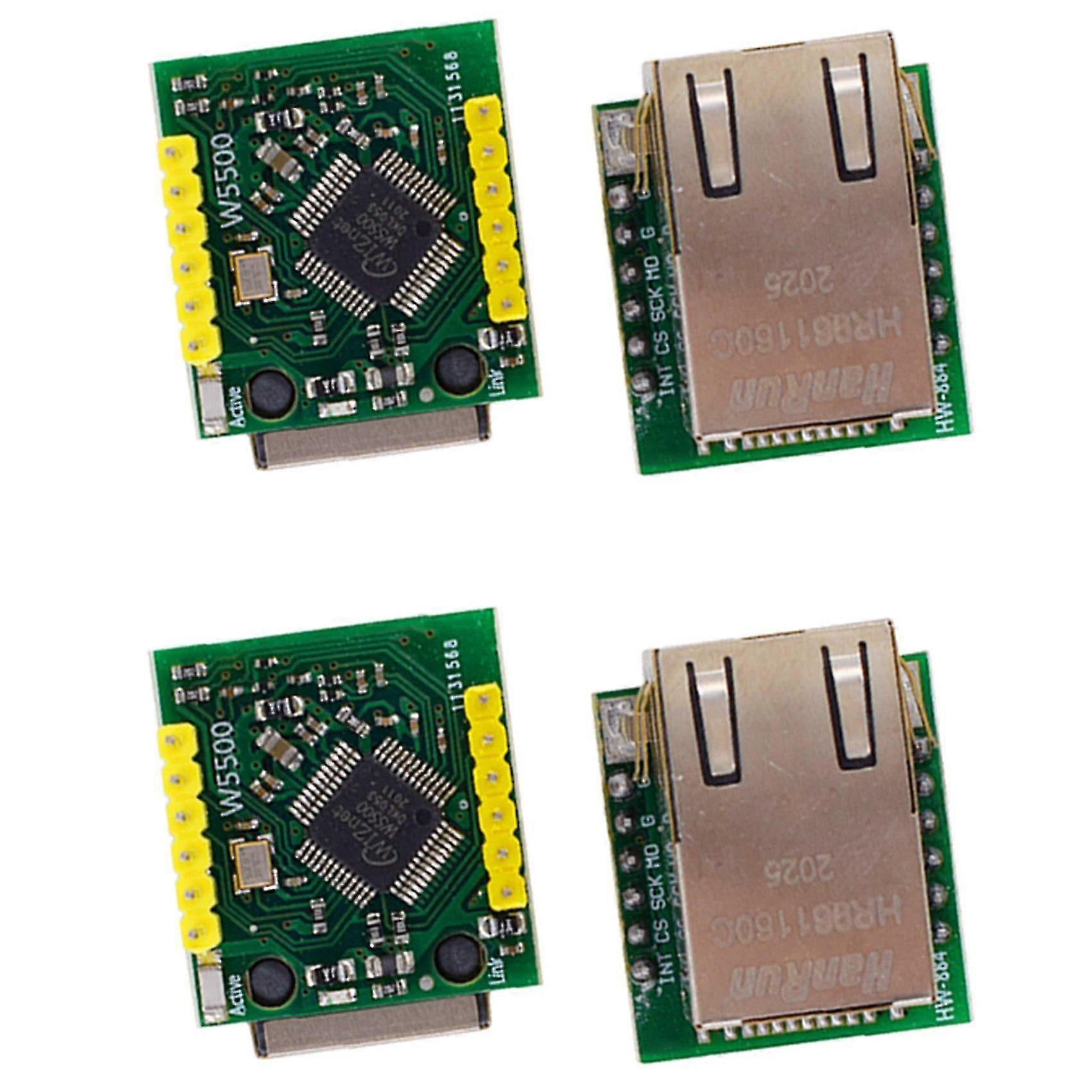4pcs Usr-es1 W5500 Chip New Spi To Lan/ Ethernet Tcp/ip Mod Module