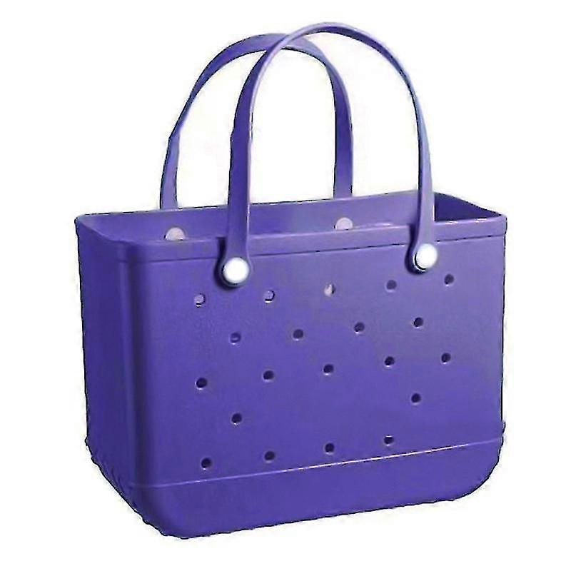 سعة كبيرة سيليكون حقيبة يد للماء الرمل ثقب حقيبة تخزين