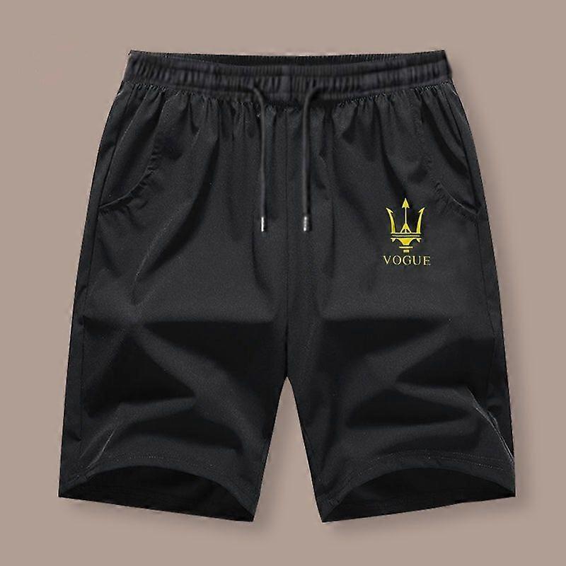 Spring and summer shorts men's summer Capris thin casual sports loose beach pants men's pants men's large underpants