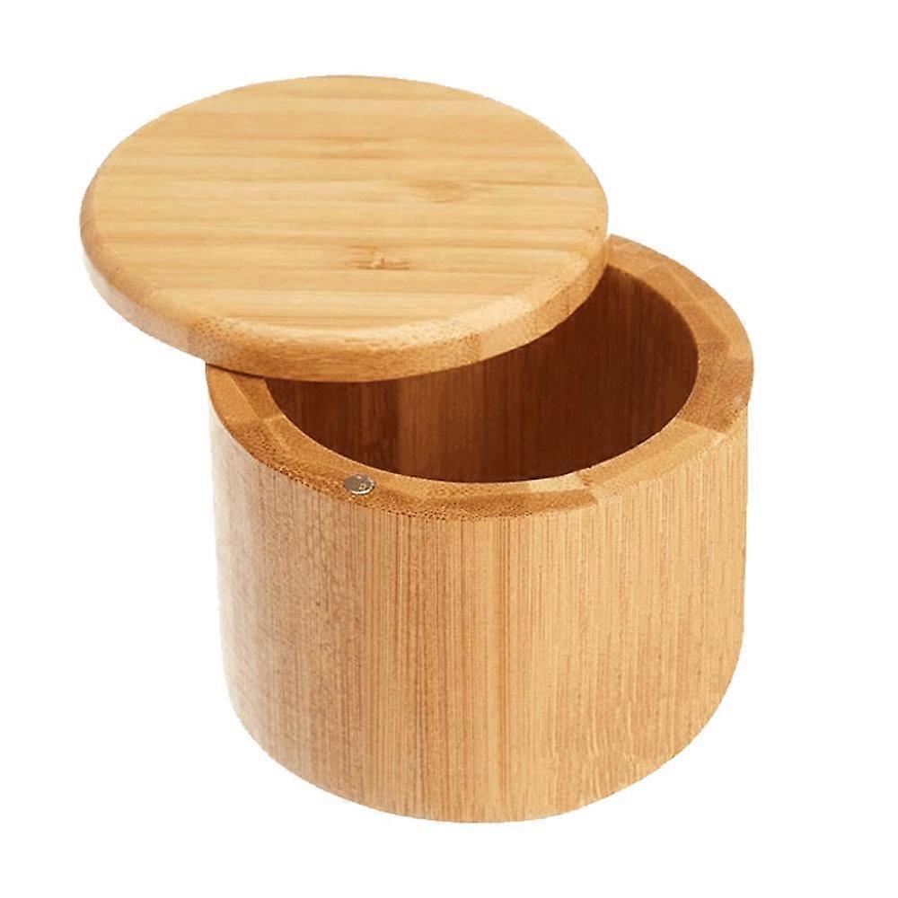 Salt Cellar and Storage Box with Magnetic Swivel Lid, Pattern