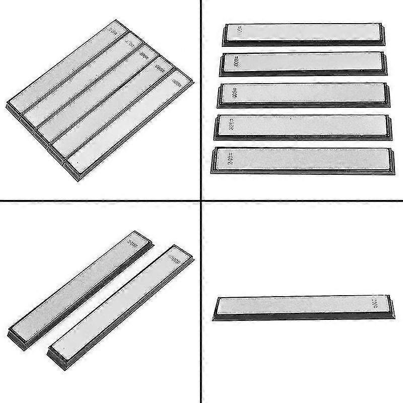 Diamond Sharpening Set Fixed-angle Cutter Sharpener, 240/320/400/600/1000 Knife Sharpener Stone For