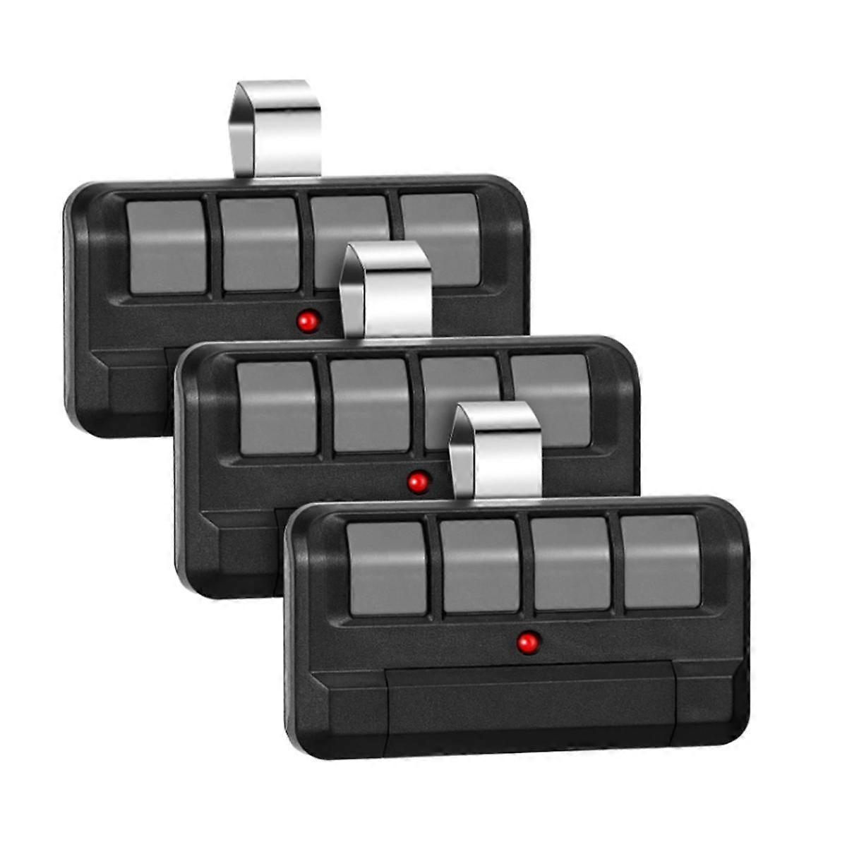 3 Stück 894LT Garagentoröffner-Fernbedienung mit vier Tasten und Lernfunktion für 972LM/974LM/372LM/374LM, Klon 811LM, 61LM oder 361LM