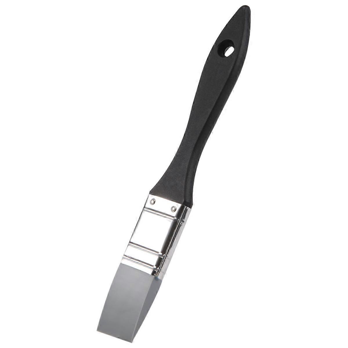 Silikonivärimuotoilija harja leveä kiinteä litteä silikonisivellin joustava akryyli- ja vesipohjainen maalaustyökalu, 1 tuumaa