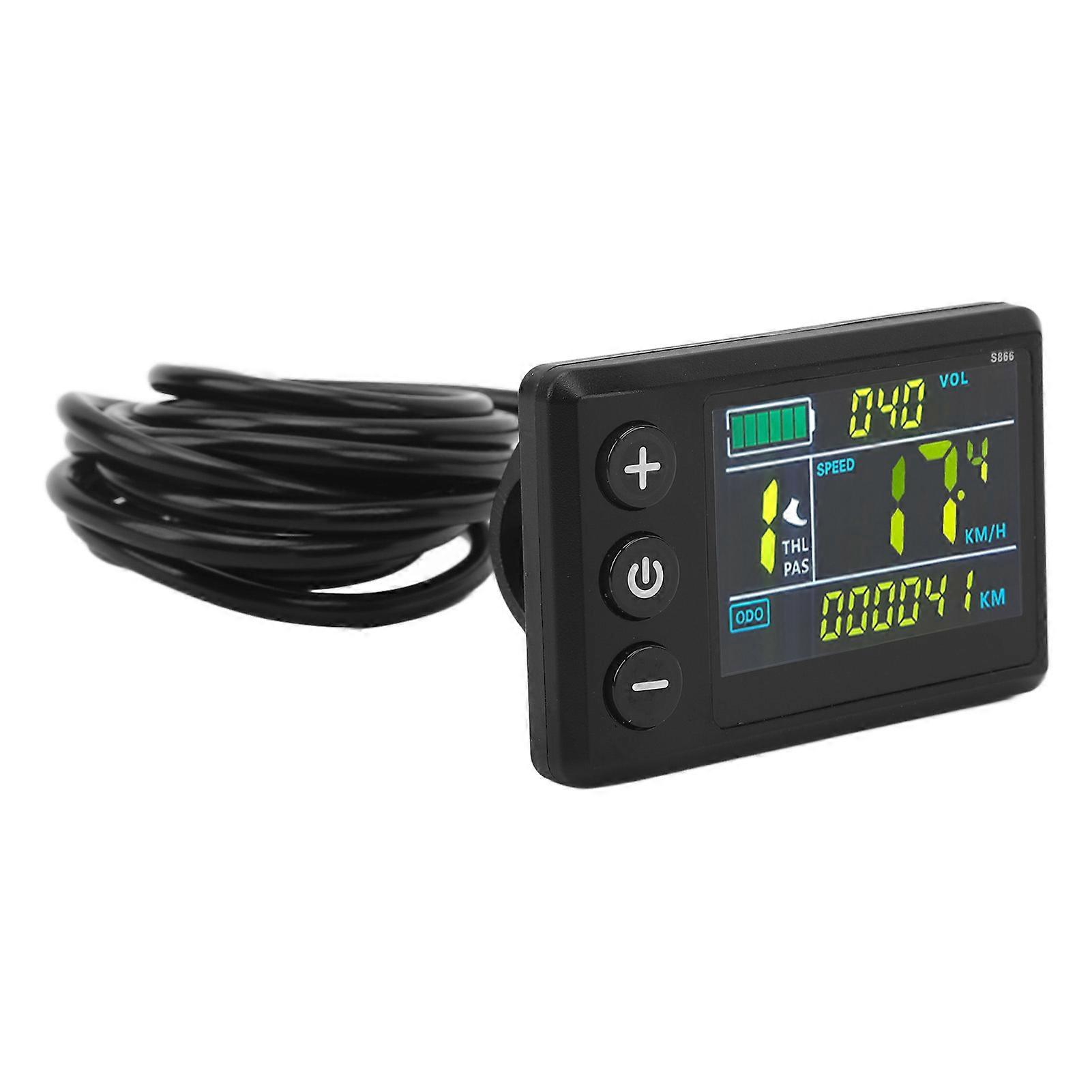 Electric Bike Display S866 LED Meter with Adjustable Backlight ... - Dnie98 Electric Bike Backlight