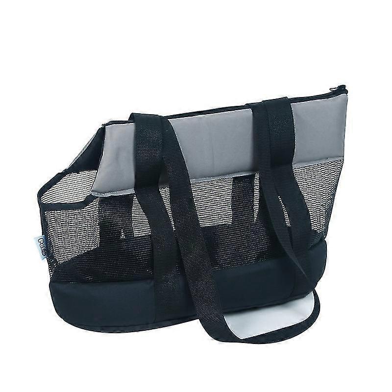 Dog Carry Bag, Breathable Mesh Pet Tote Travel Bag Large Capacity Comfortable Portable Shoulder Bag for Puppies Small Dogs Cats S
