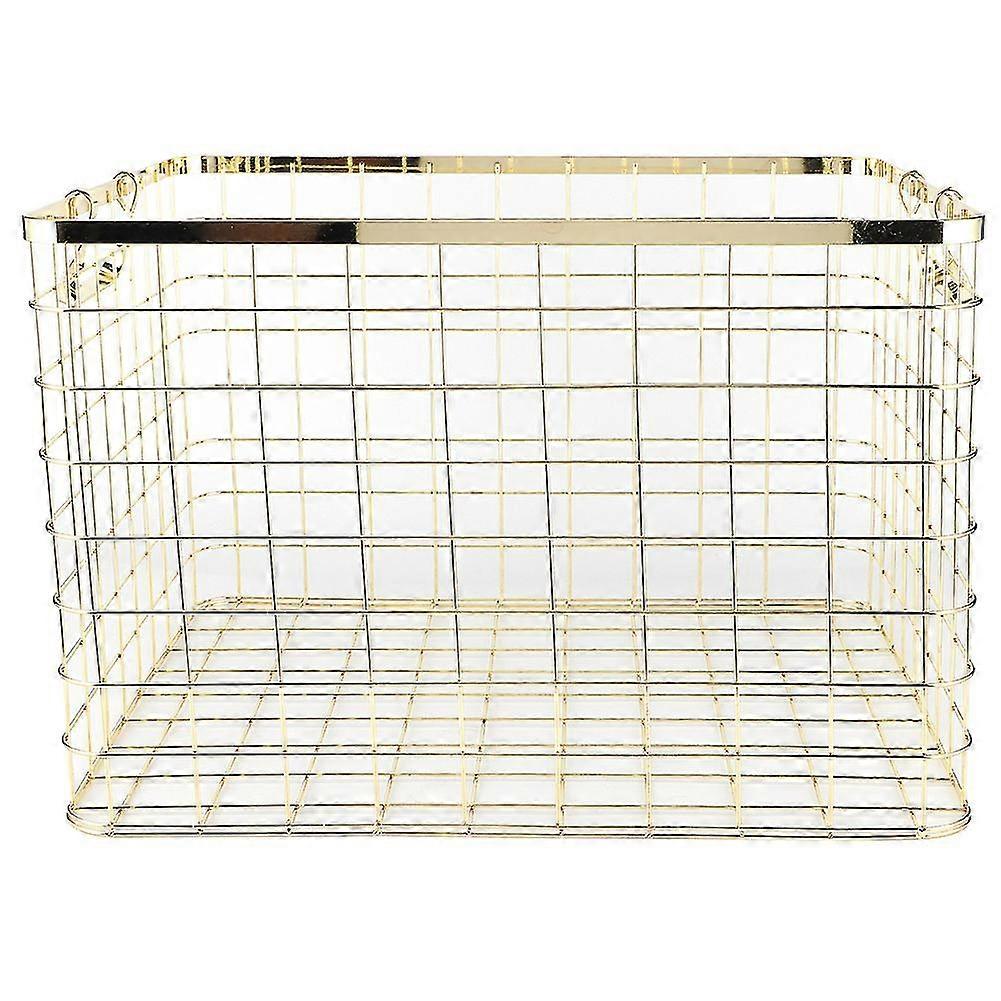 RVS Wasmand met Handvatten - Goud