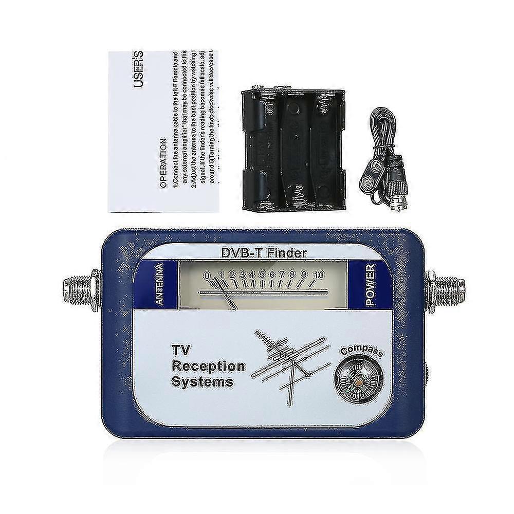 Dvb-t Professional Tv Antenna Finder Digital Aerial Signal Meter Pointer Tv Satellite Receiver-yvan