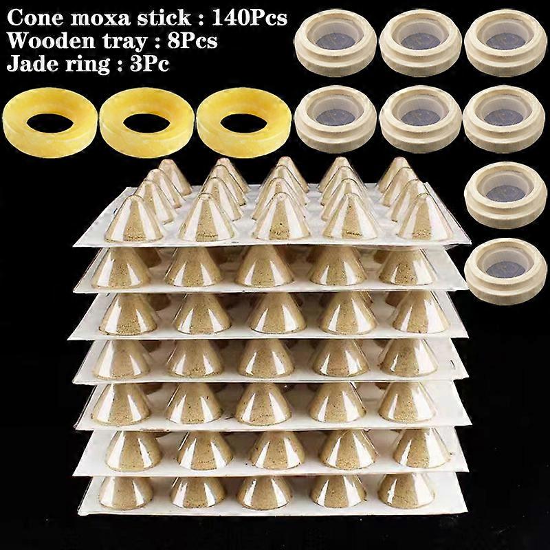 Redkid Jade Massager Tower Moxa Stick Moxas Therapy Navel Moxibustion Hot Acupuncture Body Massage W