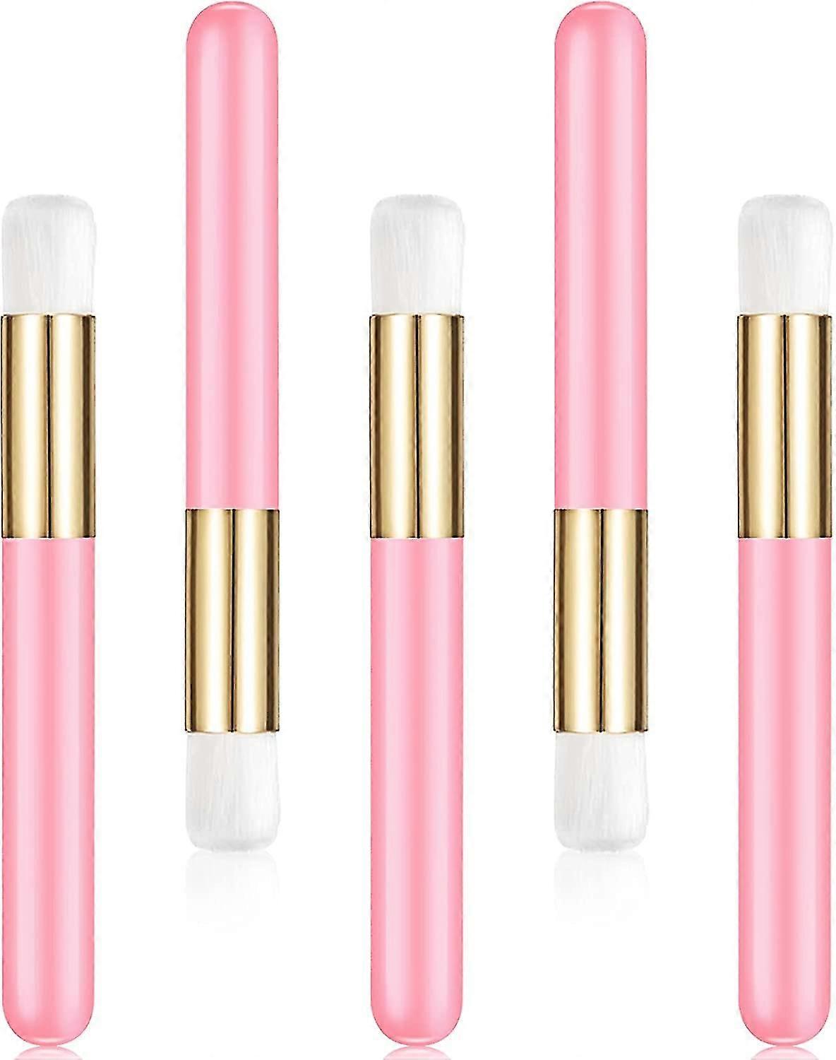 Lash Shampoo Brush for Deep Cleansing, Pink (5 pcs)