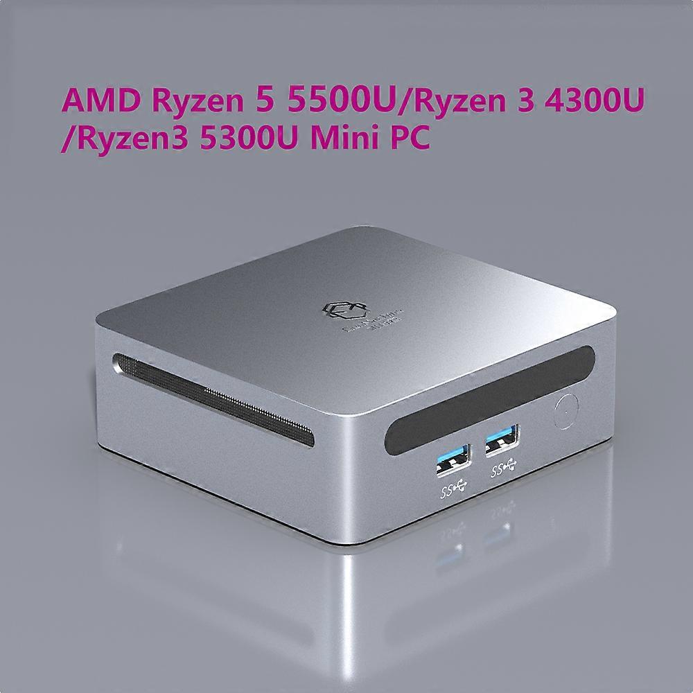 SZ BOX AMD Ryzen 5 5500U/Ryzen 3 4300U/AMD Ryzen 3 5300U Mini PC Windows 11 DDR4 3200Mhz NVMe SSD PC de jeu de bureau