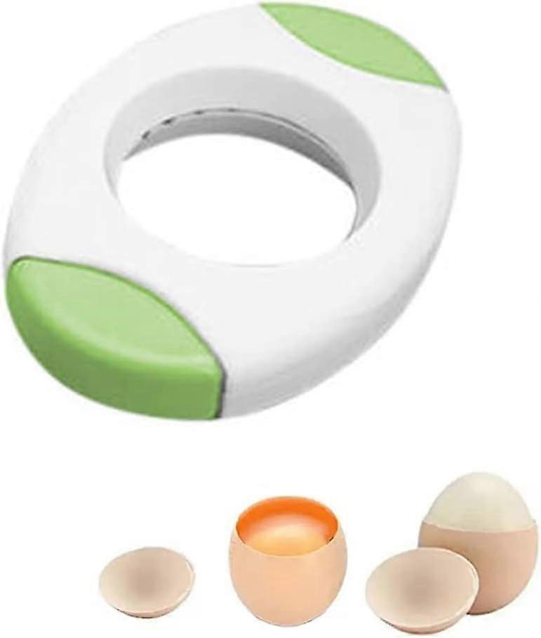 New Practical Egg Shell Cutter, For Hard Or Soft Eggs, Shell Breaker Kitchen Gadget (green)