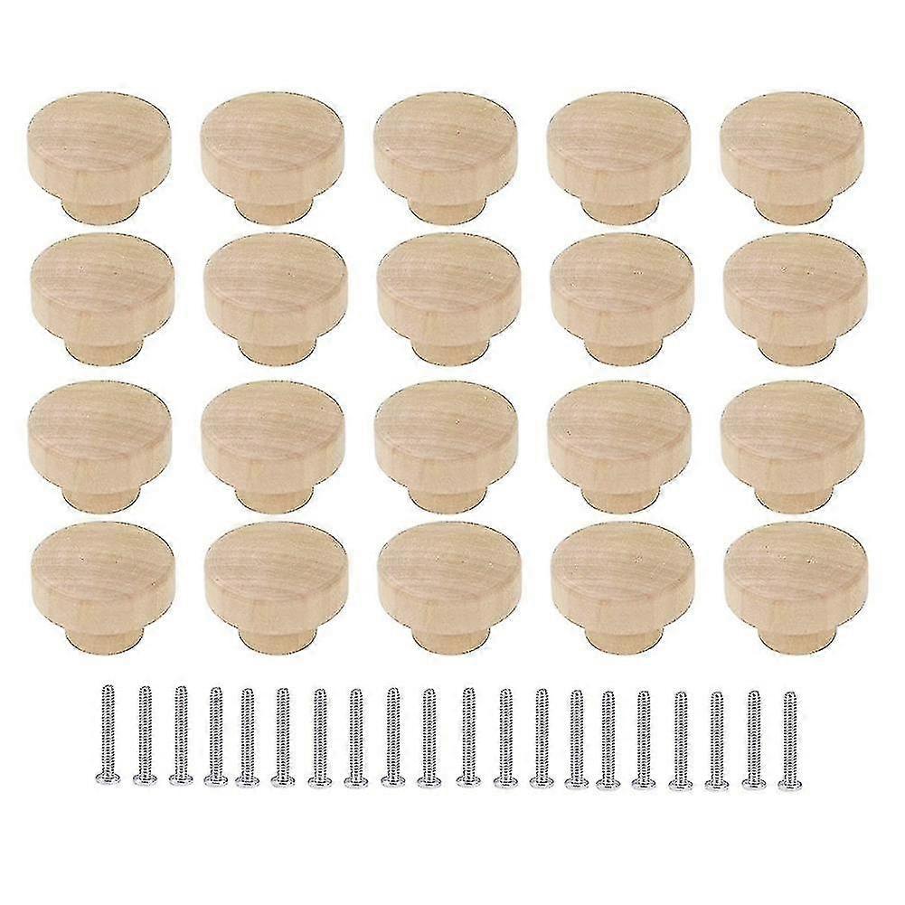 20 قطعة جولة غير مكتملة درج الخشب مقابض 35 ملليمتر ضياء الخشب الأثاث خزانة خزانة يسحب p202411261116