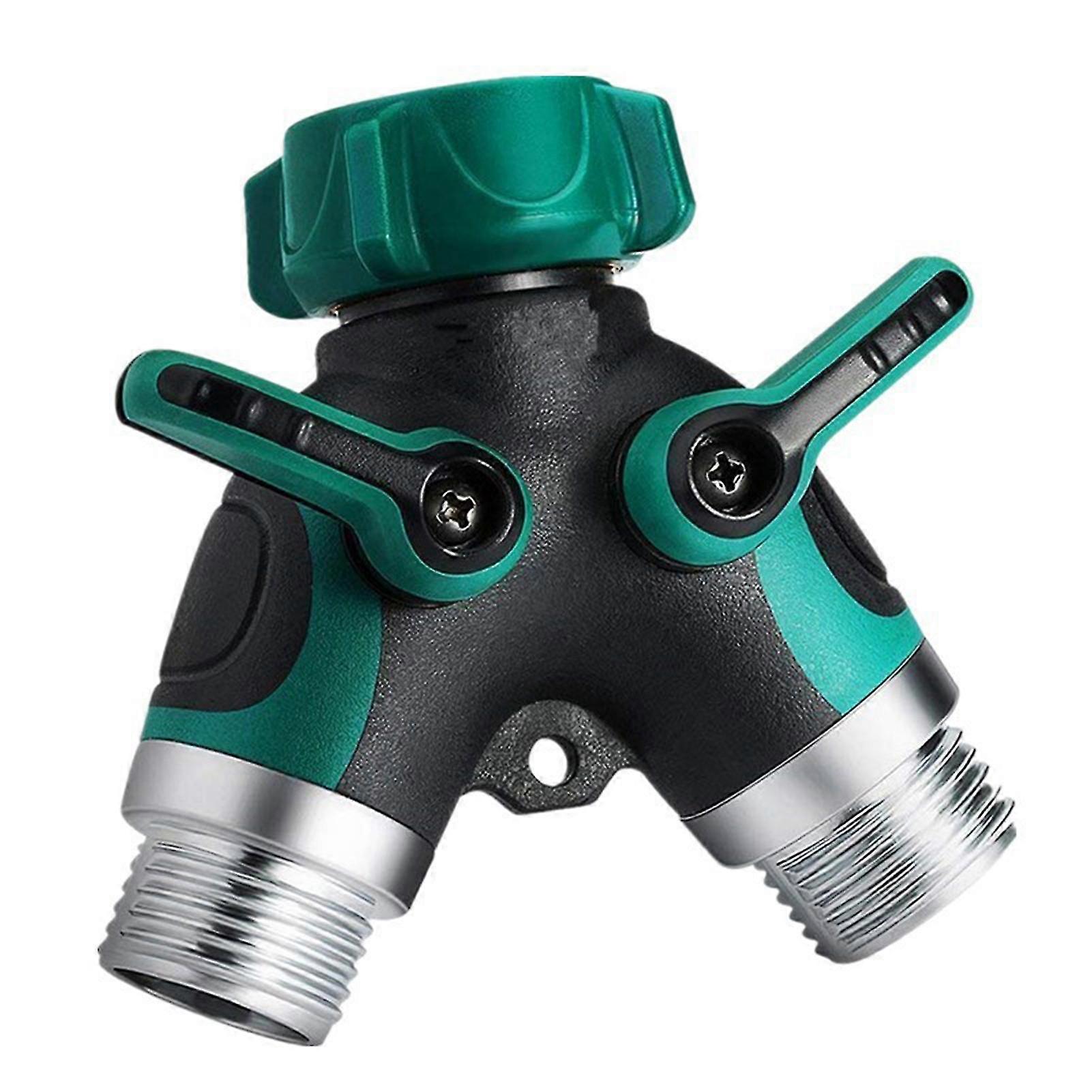 Faucet Diverter Y-type Two-way Joint One In And Two Out Diverter Switch Ball Threaded Connection