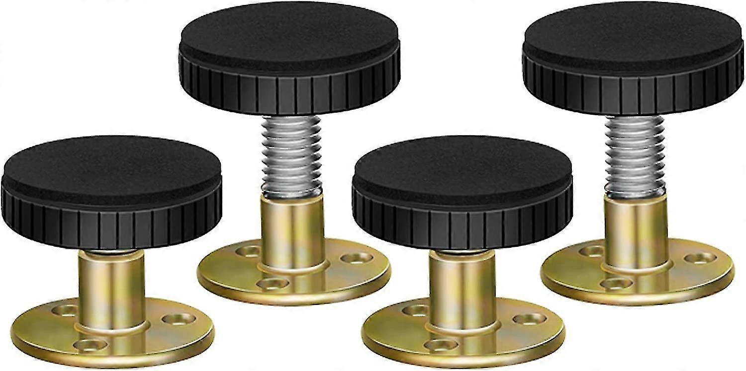 4 Pack Bed Frame Anti-shake Tool, Adjustable Threaded Headboard Stoppers Fixer (33-40mm)