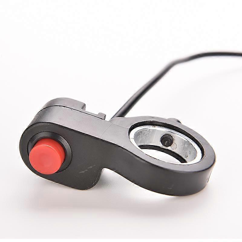 1pc 7/8'' Universal Motorcycle Handlebar Switch ATV Horn Starter Kill Button Switch E-Bike Motor Single Switch 0.7m Cable