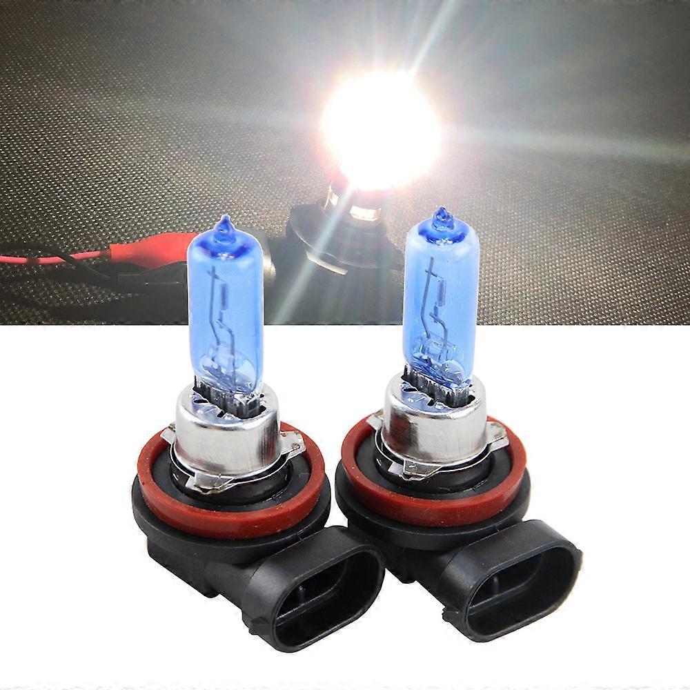 A Pair of H9 12V 65W 6500K Super White Light Auto Car Halogen light Front Fog Light Headlights lights