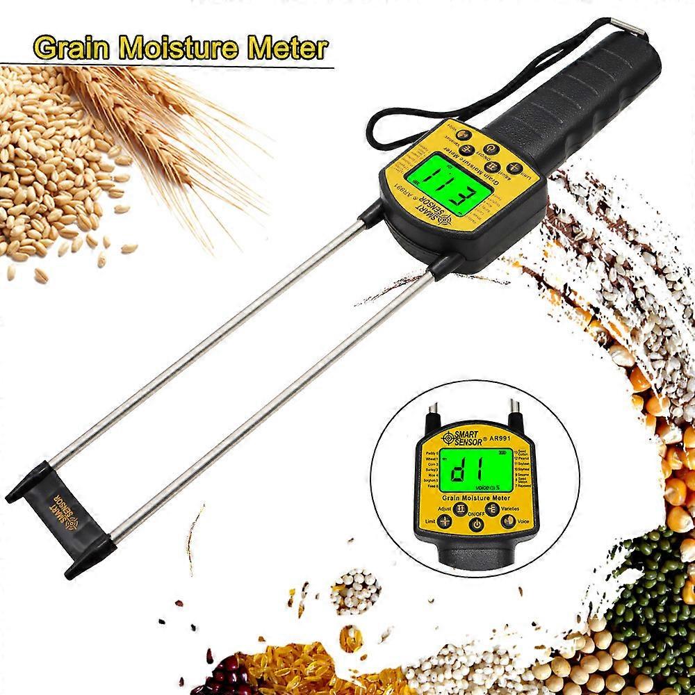 Digital Grain Moisture Meter AR991 Smart Sensor Use For Corn Wheat Rice Bean Peanut Moisture Humidity Tester