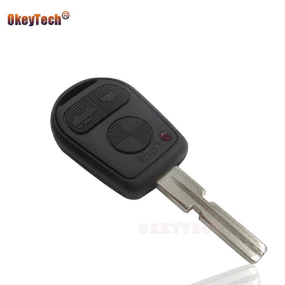 OkeyTech 3 Button HU58 Blade Car Key Shell Replacement Remote Key Cover Case Fob Holder for BMW E31 E32 E34 E36 E38 E39 E46 Z3