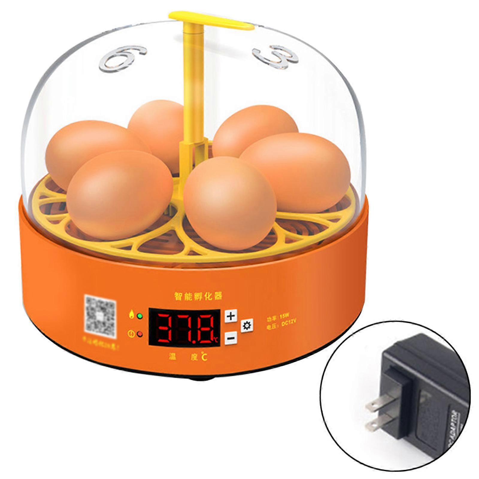 Intelligent Egg Incubator 6 Eggs Hatching Incubator Duck Quail Egg Incubators