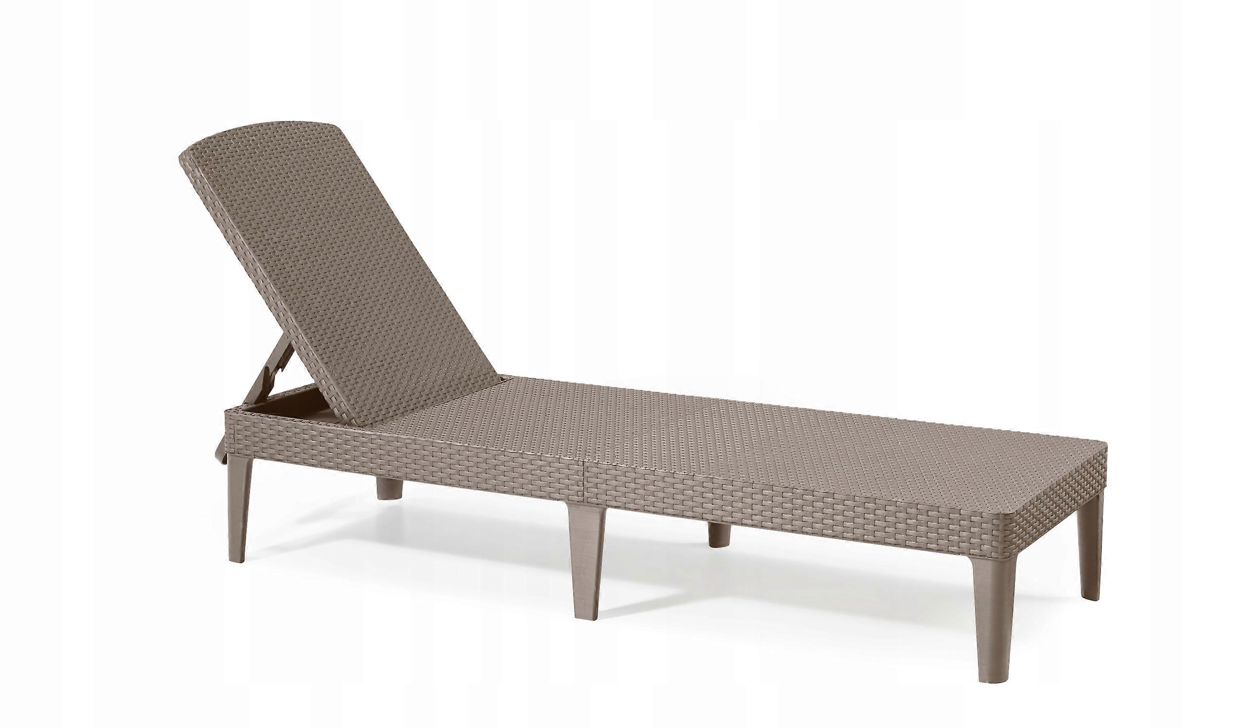 KETER Sonnenliege Garten Klappbarer Strandkorb Beige