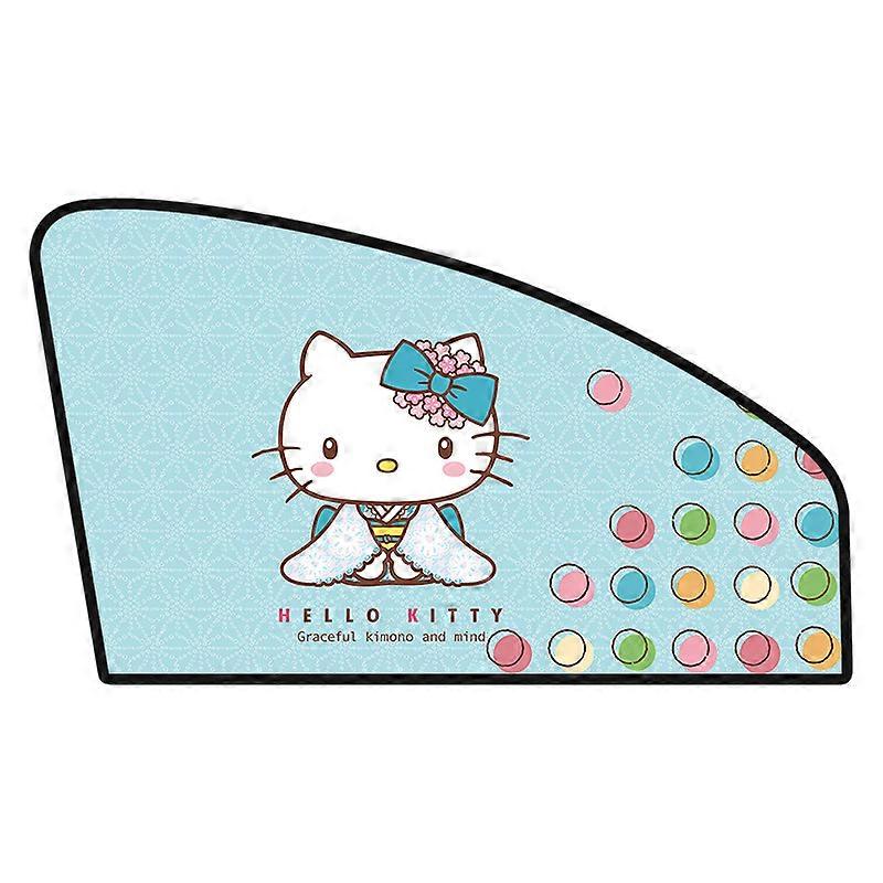 1PC Car Window Curtain Kitty Cat Window Sunshade Magnetic Side Sun Shade Curtain Universal Side Window Sunshade Auto Accessories