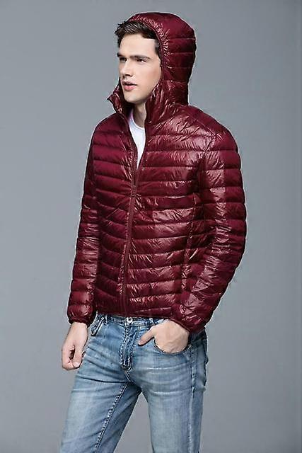 Men's Spring Winter Quilted Coats New 90% White Duck Down Ultra Lightweight Packable Down Jacket Men Korean Fashion Puffer Coat
