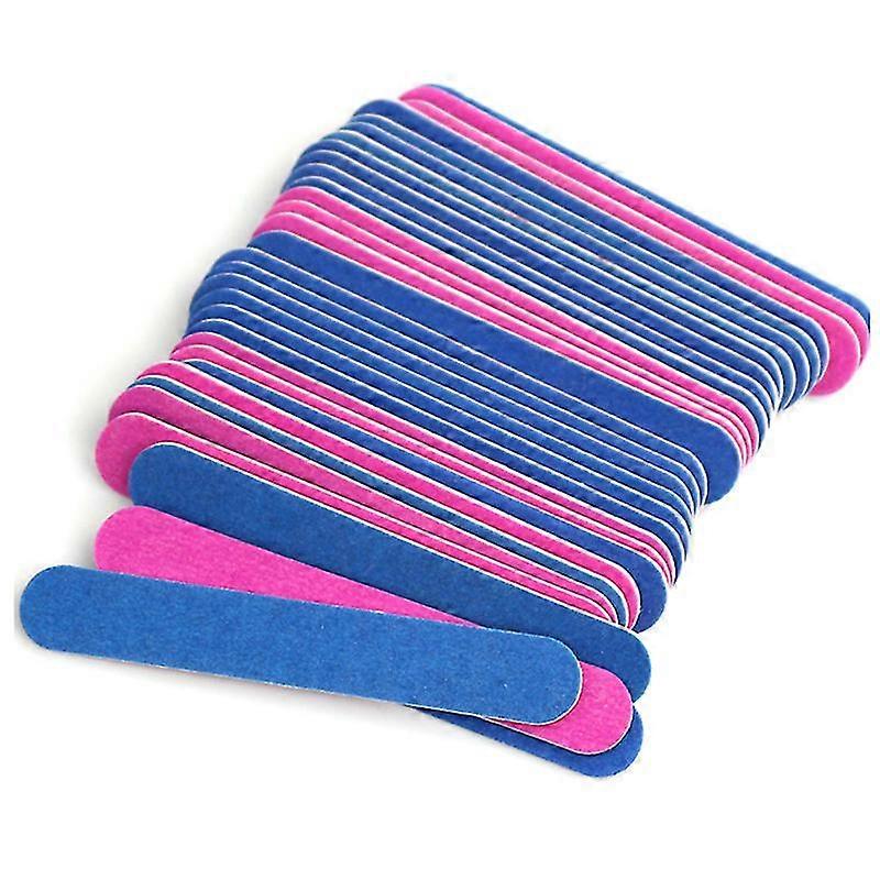 Mini Nail Files Bulk, 100 Pcs Disposable Double Sided Emery Boards Travel Size