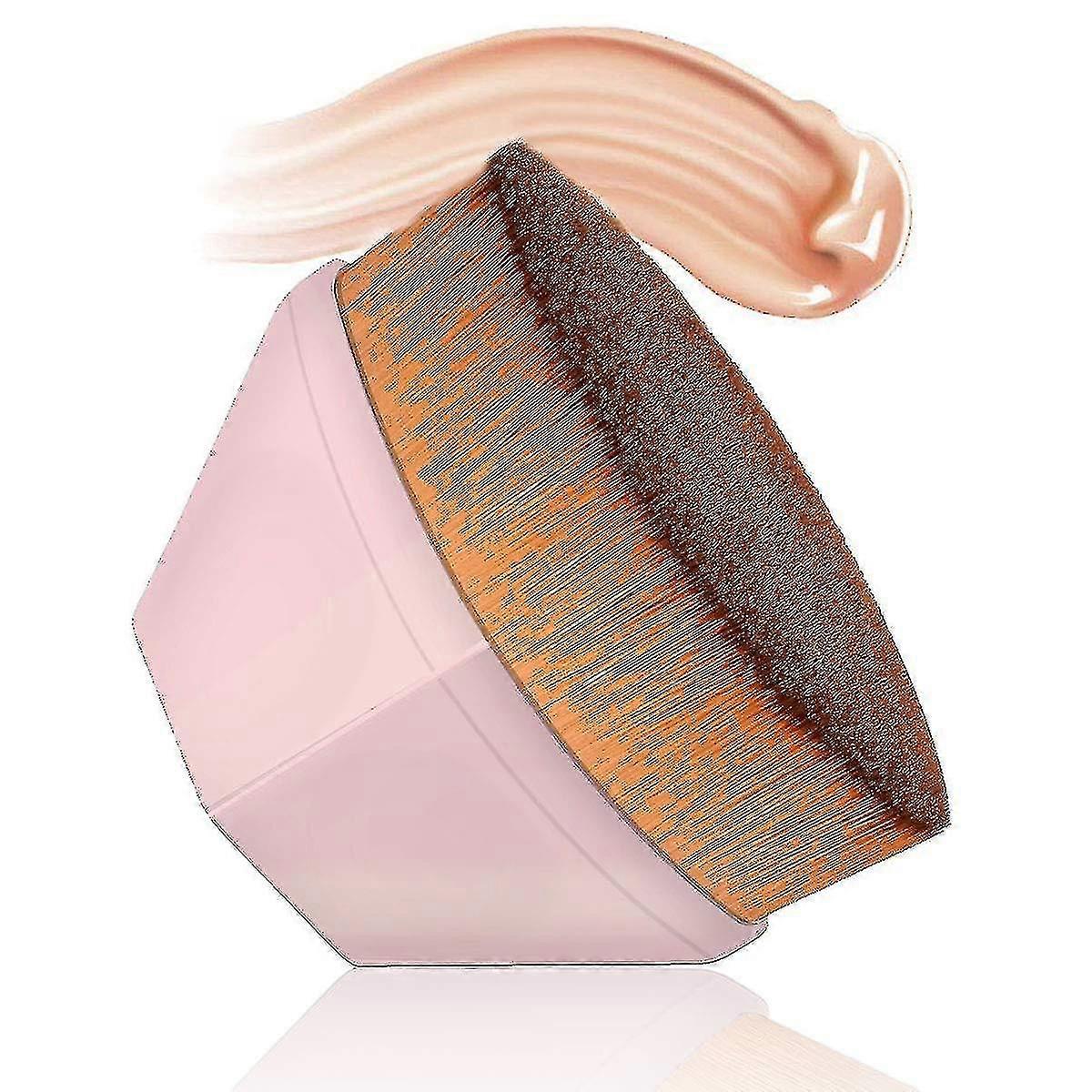 Foundation Brush Flat Top Kabuki Hexagon Face Blush Liquid Foundation Brush