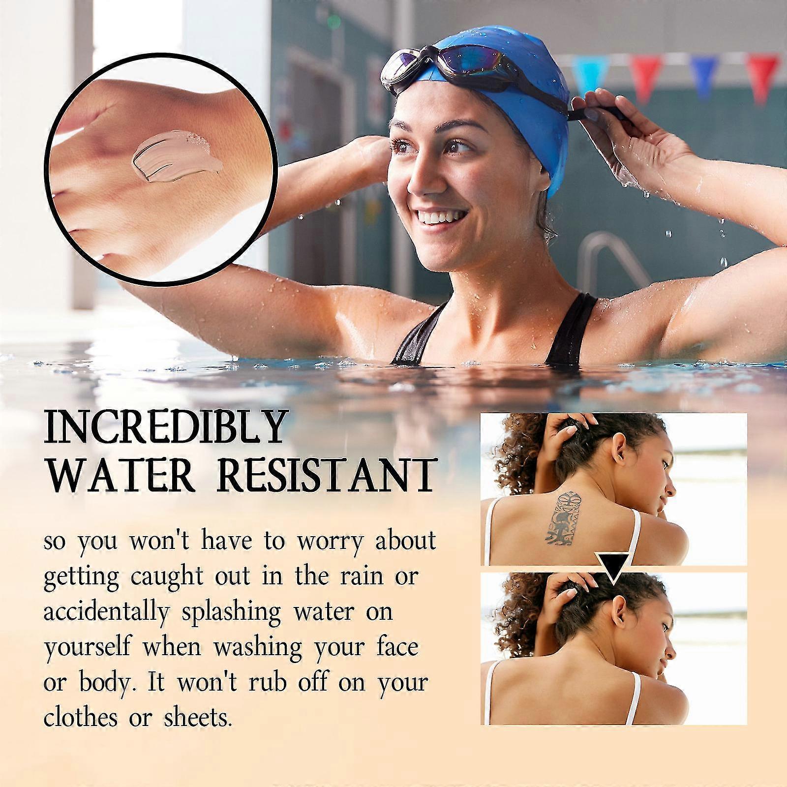 خافي عيوب الجسم مقاوم للماء اشراق غطاء الجسم الوحمة ندبة بقعة الوشم ثلاثة ألوان المخفي