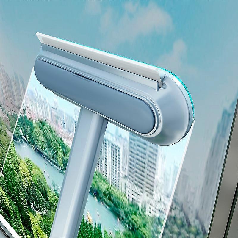 Extendable Window Squeegee, 4 in 1 Window Cleaner Squeegee, Extendable Handle, Professional Window Squeegee with Mic Brush