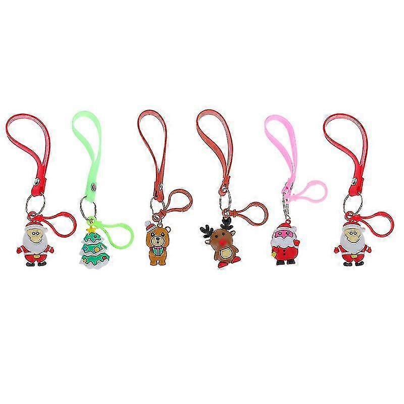 Unisex Keychains 6 Pieces Creative Keychains