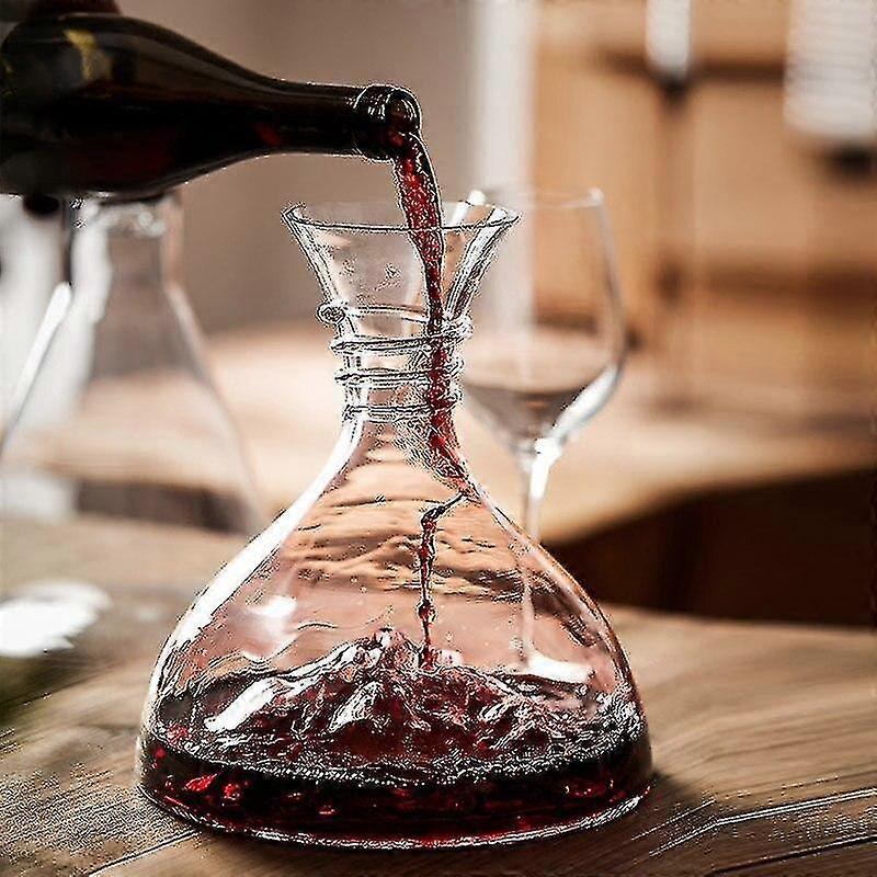 1800ml Creative Iceberg Decanter Manuale Soffiato Ghiaccio Decanter Piombo Senza Cristallo Cristallo Vino Rosso