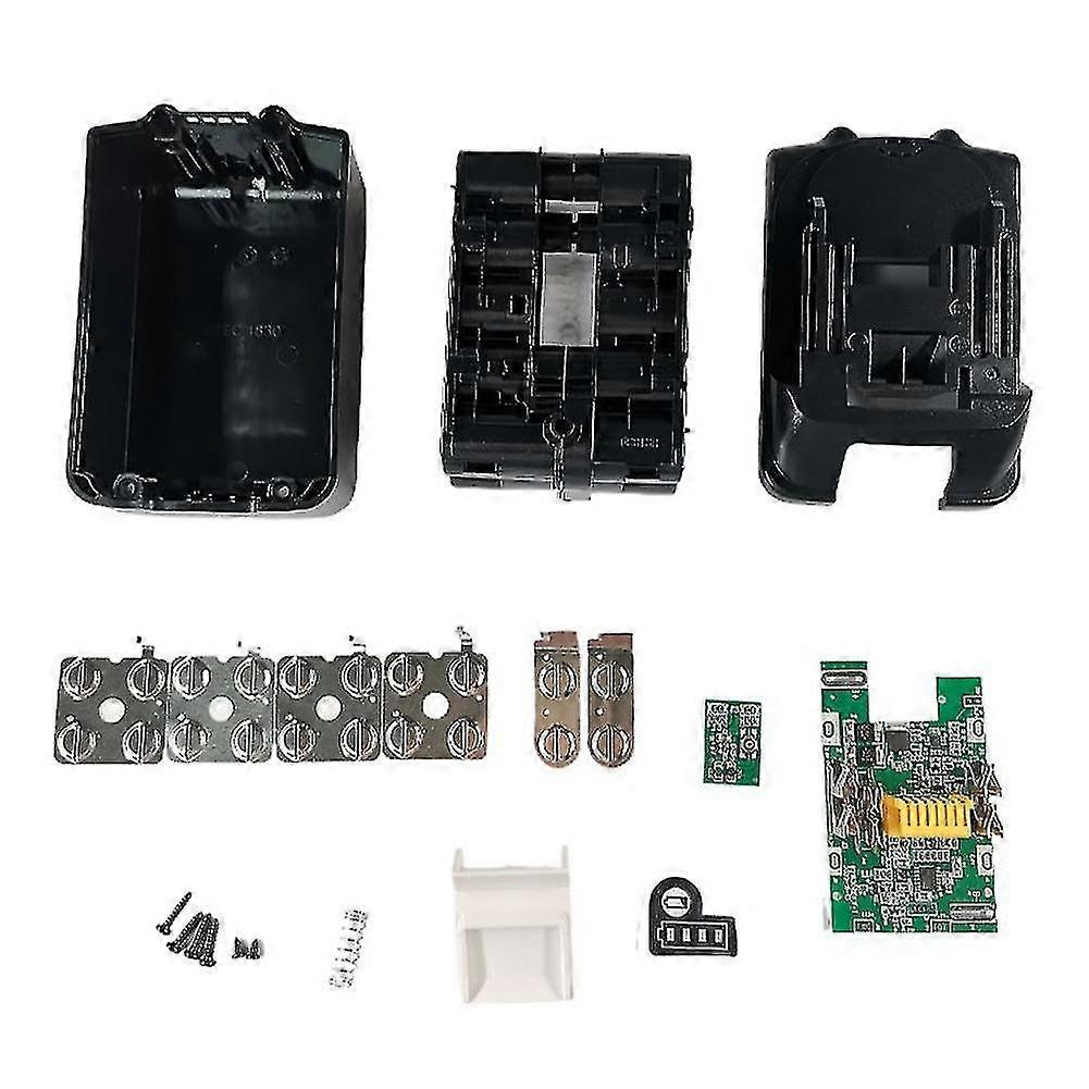 Battery Plastic Case Pcb Charging Circuit Board Kit Compatible 18v 18650 10 Tools Battery Box