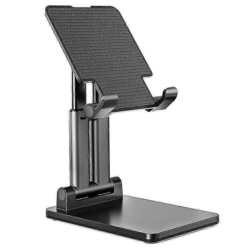 Dual Pole Foldable Tablet Stand,adjustable Height For Ipad Pro Stand Extendable Solid Desktop Stand Tw