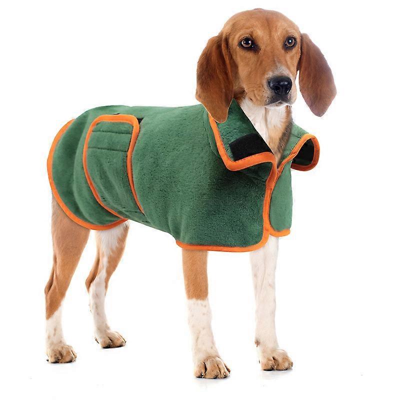 Dog Bathrobe Towel Pet Drying Moisture Absorbing Bath Robe