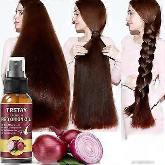 Hair Grouth Fast Onion Black Seed Essential Oils Oil Spray for hårpleie og vekst for å forhindre hårtap