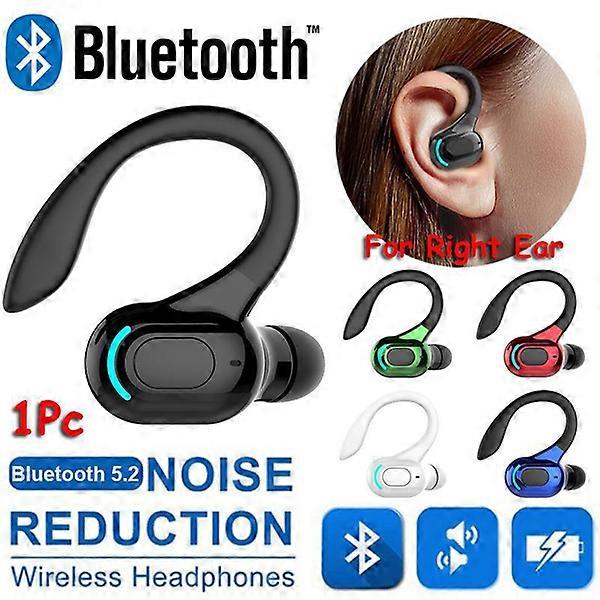 Ture Wireless Earphone Bluetooth 5.2 Ear Hook Headset Noise Cancelling HD Call Bluetooth Headphone Hifi Sound Bluetooth Earbuds for Cell Phone