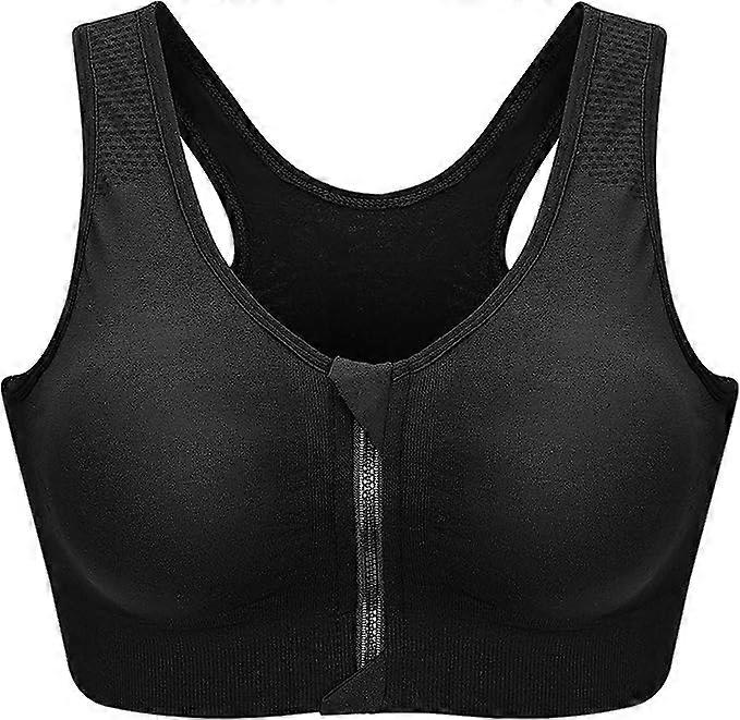 Women's Sports Bra with Zip Front