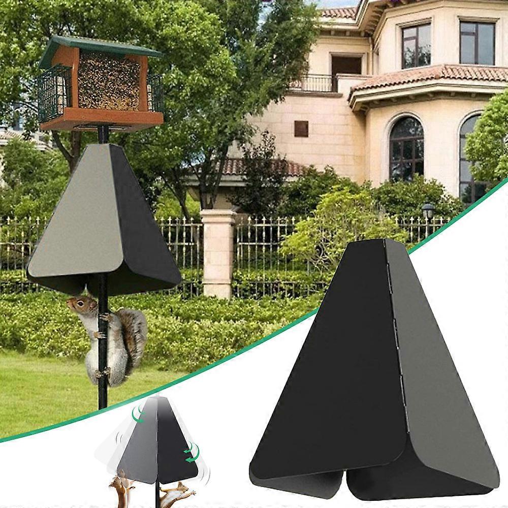 Squirrel Proof Baffle Wrap Around Smooth Bird Feeder Baffle Dual Defense Bird Feeder Guard Garden Decoration for Pole Outside