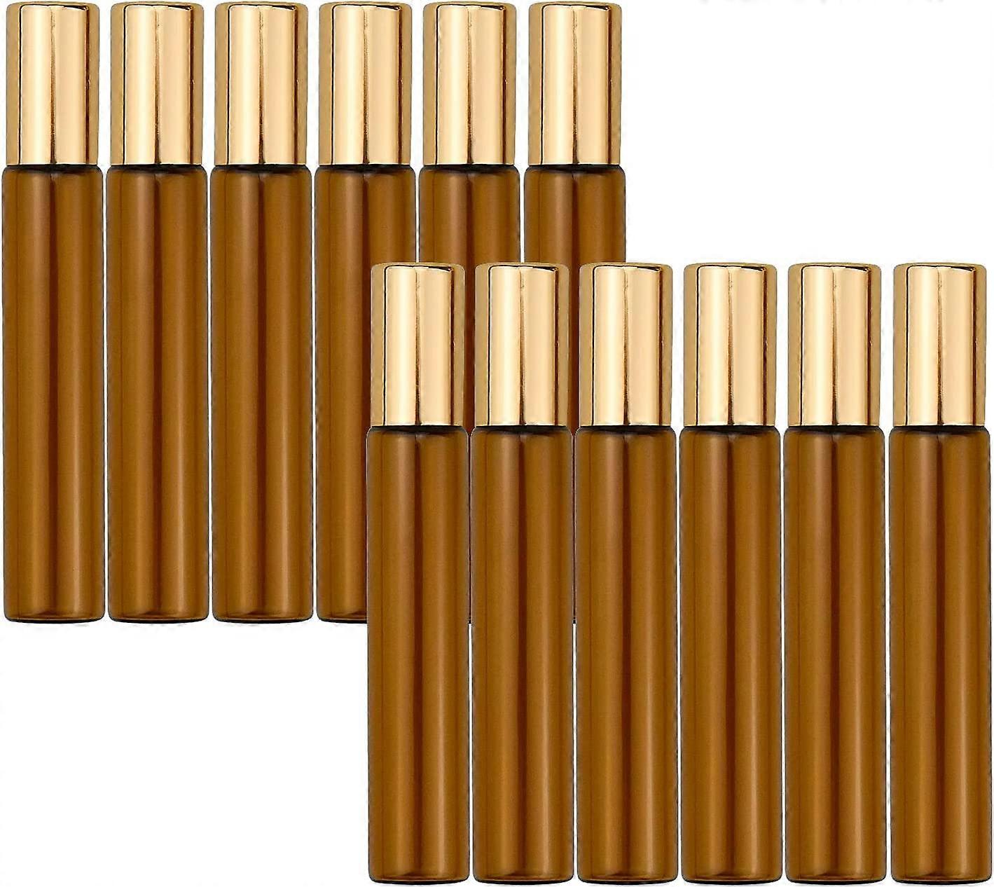 2023 - 12 pieces 10 ml bottles empty rolls & agrave; roll on bottles Essential oils Glass bottles