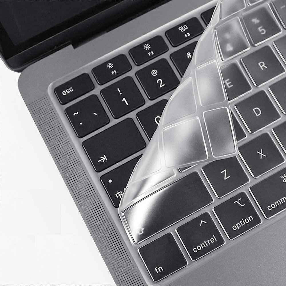 Capa de teclado TPU ultrafina para MacBook Pro13/16 polegadas com Touch ID Teclado Acessórios Pele protetora (transparente)