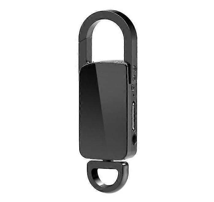 Mini digital recorder, 320 hours recording capacity, 15 hours battery time recording-16GB(Black)